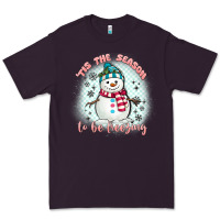 Plum 'tis the season to be freezing Premium Tee - MaliasSmallBusiness
