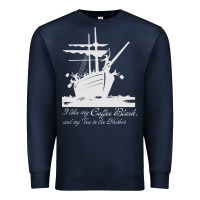 Navy boston tea party funny Premium Sweatshirt - tuanDangUi