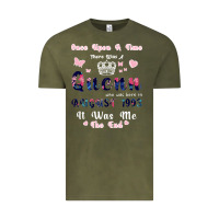 Vintage Olive Once Upon A Time There Was A Queen Who Was Born I Vintage Tee - Bettercallsaul