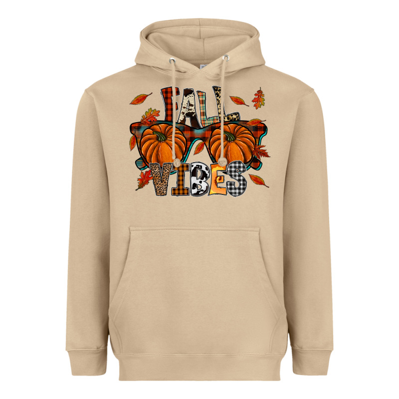 Autumn Style With Pumpkins Heavyweight Hoodie by CowhideDigitalArt | Teevron