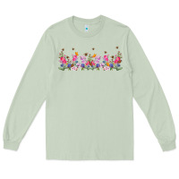 Matcha wild flowers Long Sleeve Tee - TumblerDesignByShophia