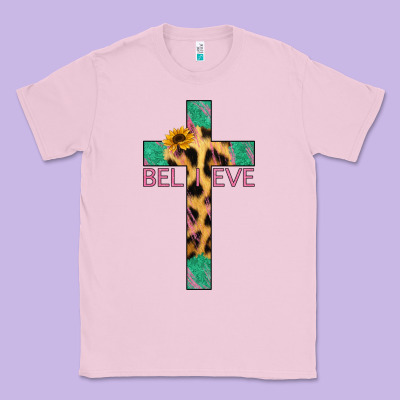 Believe Cross Classic Tee Designed By Bettercallsaul