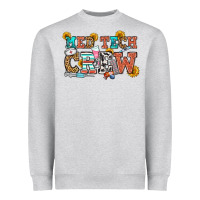 Heather Grey med tech crew Heavyweight Sweatshirt - OliviaCreatesArt