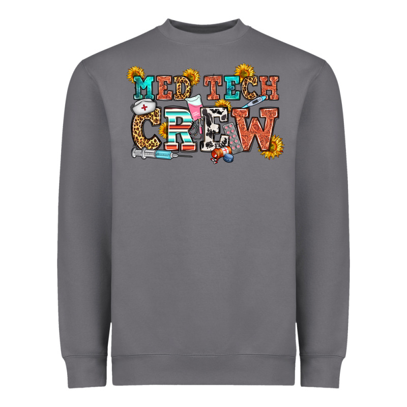 Med Tech Crew Heavyweight Sweatshirt by OliviaCreatesArt | Teevron