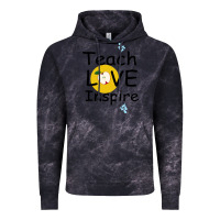 Cloud Black Teach Love Inspire Vintage Hoodie - Bettercallsaul