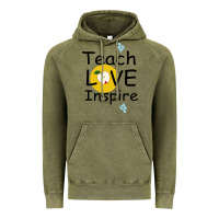 Vintage Olive Teach Love Inspire Vintage Hoodie - Bettercallsaul