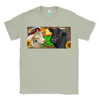 Matcha Charolais Bull And Black Angus Bull With Farm Classic Tee - RanaPortraitStore