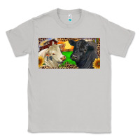 Moon Dust Charolais Bull And Black Angus Bull With Farm Classic Tee - RanaPortraitStore