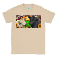 Mushroom Charolais Bull And Black Angus Bull With Farm Classic Tee - RanaPortraitStore