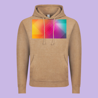 Multicolor Abstract Lines Vintage Hoodie Designed By Chombo
