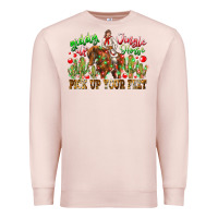 Giddy Up Jingle Horse Pick Up Your Feet Premium Sweatshirt | Teevron