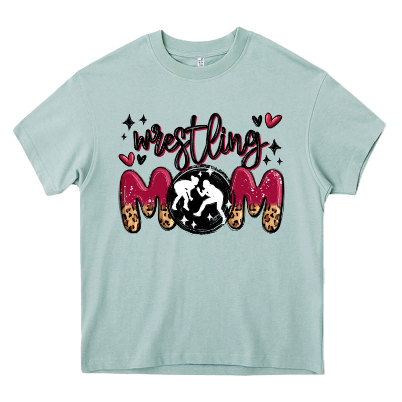 Wrestling Mom Heavy Core Tee by MaliasSmallBusiness | Teevron