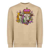 Mushroom charolais mardi gras Heavyweight Sweatshirt - OliviaCreatesArt