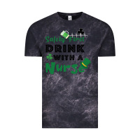 Cloud Black Safety First Drink With A Nurse Vintage Tee - Bettercallsaul