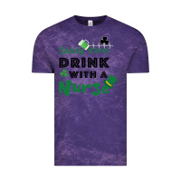 Cloud Purple Safety First Drink With A Nurse Vintage Tee - Bettercallsaul