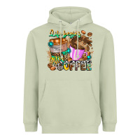Matcha Life Begins After Coffee Heavyweight Hoodie - CowhideDigitalArt