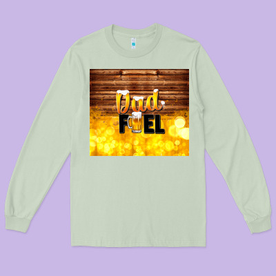 Dad Fuel Father's Day Long Sleeve Tee Designed By Tumblerdesignbyshophia