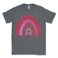 Charcoal Heather Valentines Day Rainbow Classic Tee - Bettercallsaul
