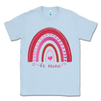 Dusty Blue Valentines Day Rainbow Classic Tee - Bettercallsaul