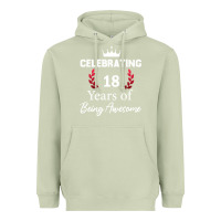 Matcha 18 years of being awesome, 18 year old birthday gi Heavyweight Hoodie - tuanDangUi