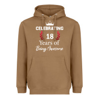 Toasted Coconut 18 years of being awesome, 18 year old birthday gi Heavyweight Hoodie - tuanDangUi
