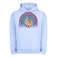 Pigment Grape Ice bunny rainbow Urban Hoodie - Artiststas