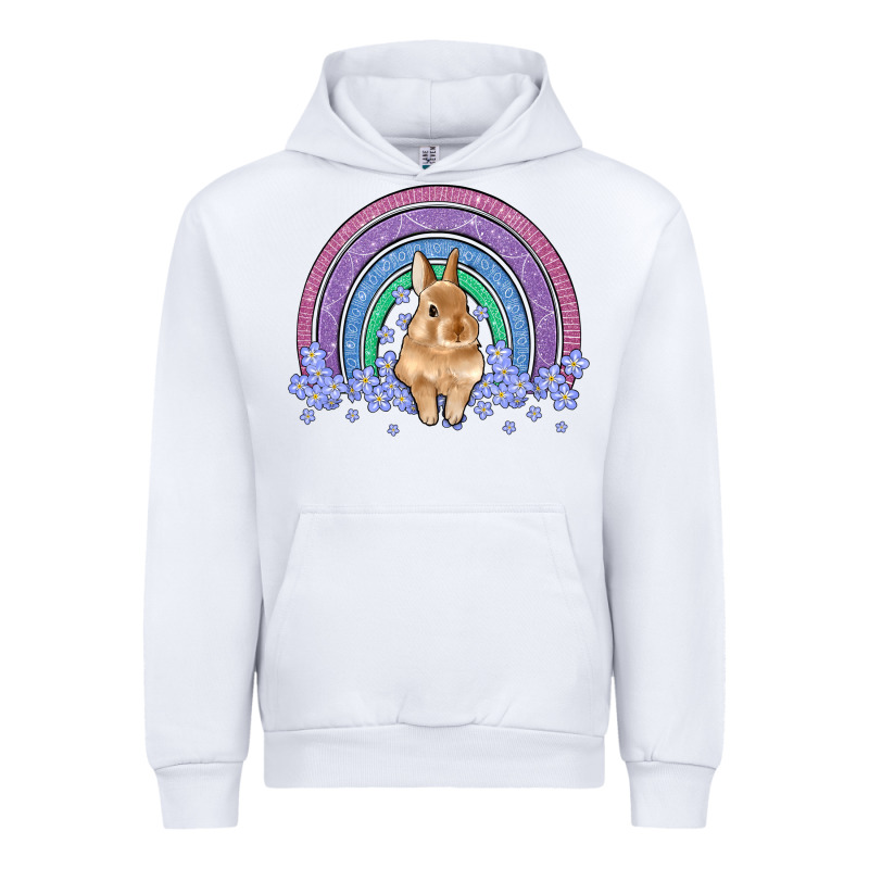 Bunny Rainbow Urban Hoodie by Artiststas | Teevron