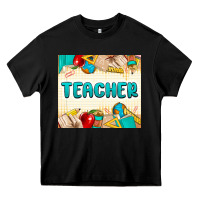Black teacher Heavy Core Tee - MaliasSmallBusiness