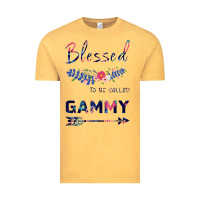 Vintage Mustard Blessed To Be Called Gammy Vintage Tee - Bettercallsaul