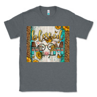 Charcoal Heather Western Blessed Mom Baby Calf Classic Tee - LillyAllenDesigns