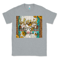 Heather Grey Western Blessed Mom Baby Calf Classic Tee - LillyAllenDesigns