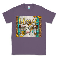 Lavender Western Blessed Mom Baby Calf Classic Tee - LillyAllenDesigns