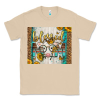 Mushroom Western Blessed Mom Baby Calf Classic Tee - LillyAllenDesigns