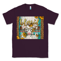 Plum Western Blessed Mom Baby Calf Classic Tee - LillyAllenDesigns