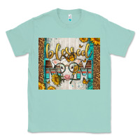 Seafoam Western Blessed Mom Baby Calf Classic Tee - LillyAllenDesigns
