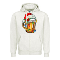 Christmas Beer Zipper Hoodie | Teevron