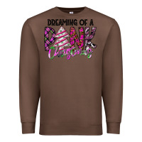 Chestnut Dreaming Of A Pink Christmas Premium Sweatshirt - CowhideDigitalArt