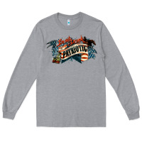 Heather Grey I'm not drunk I'm patriotic Long Sleeve Tee - HowdyJamesFarm