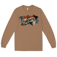 Toasted Coconut I'm not drunk I'm patriotic Long Sleeve Tee - HowdyJamesFarm