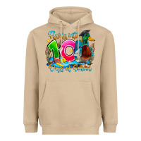 Mushroom name flying into 100 days of school Heavyweight Hoodie - CowhideDigitalArt