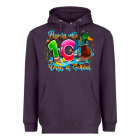 Plum name flying into 100 days of school Heavyweight Hoodie - CowhideDigitalArt