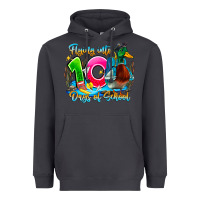 Smoke name flying into 100 days of school Heavyweight Hoodie - CowhideDigitalArt