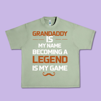 Grandaddy Is My Name Becoming A Legend Is My Game Urban Heavy Tee Designed By Bettercallsaul