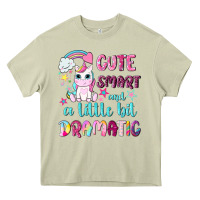 Mossy cute smart and a little bit dramatic with unicorn Heavy Core Tee - NancyCooperArtShop