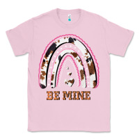 Bubblegum Pink Valentines Day Rainbow, Valentines Day Rainbow Cowhide, Classic Tee - Bettercallsaul