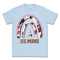 Dusty Blue Valentines Day Rainbow, Valentines Day Rainbow Cowhide, Classic Tee - Bettercallsaul