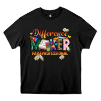 Black difference maker paraprofessional Heavy Core Tee - JahusDesignShop
