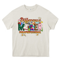 Cream difference maker paraprofessional Heavy Core Tee - JahusDesignShop
