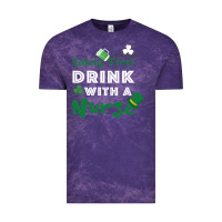Cloud Purple Safety First Drink With A Nurse Vintage Tee - Bettercallsaul
