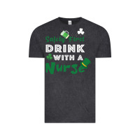 Vintage Black Safety First Drink With A Nurse Vintage Tee - Bettercallsaul